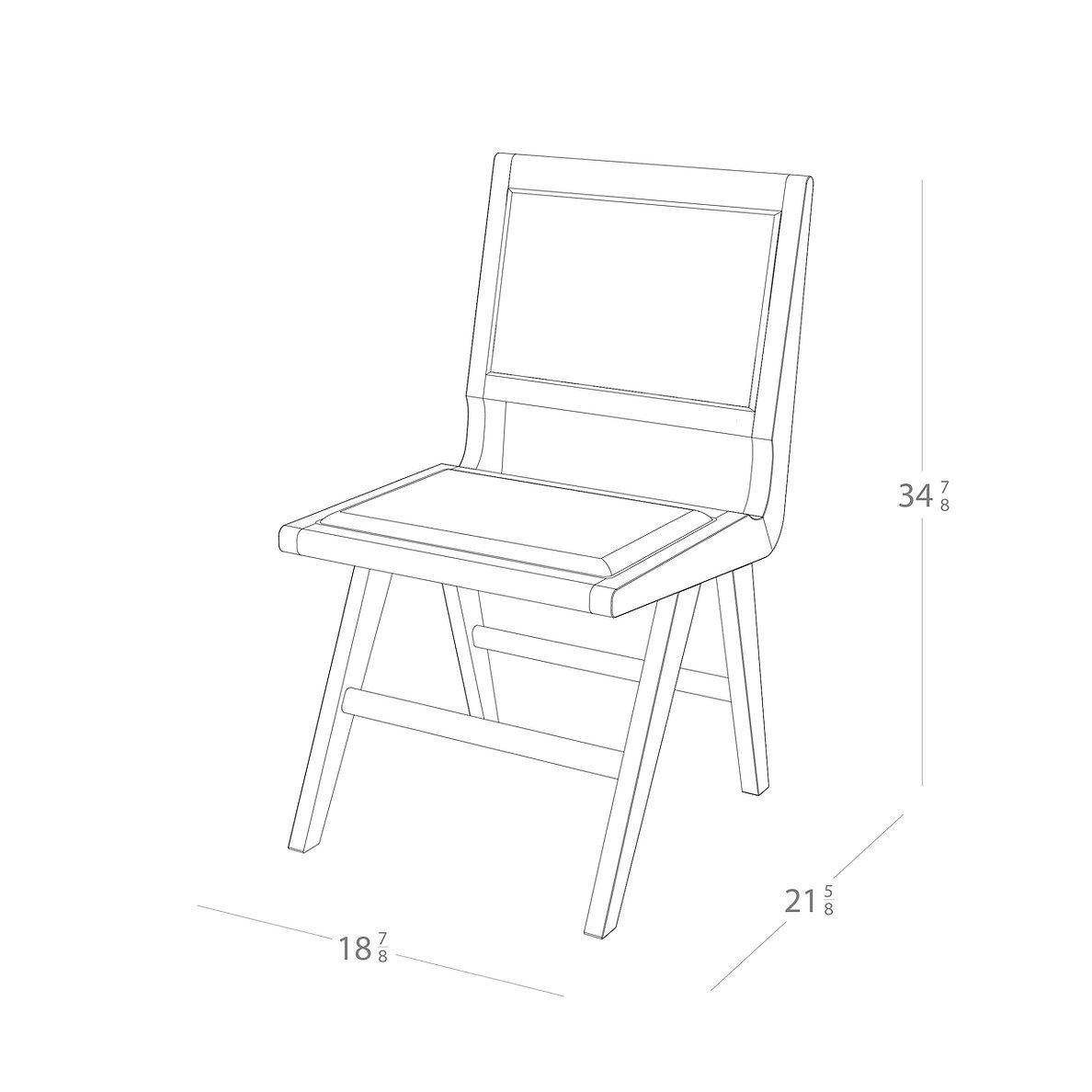 Cavalletto Home Cane Leather Side Chair Wayfair